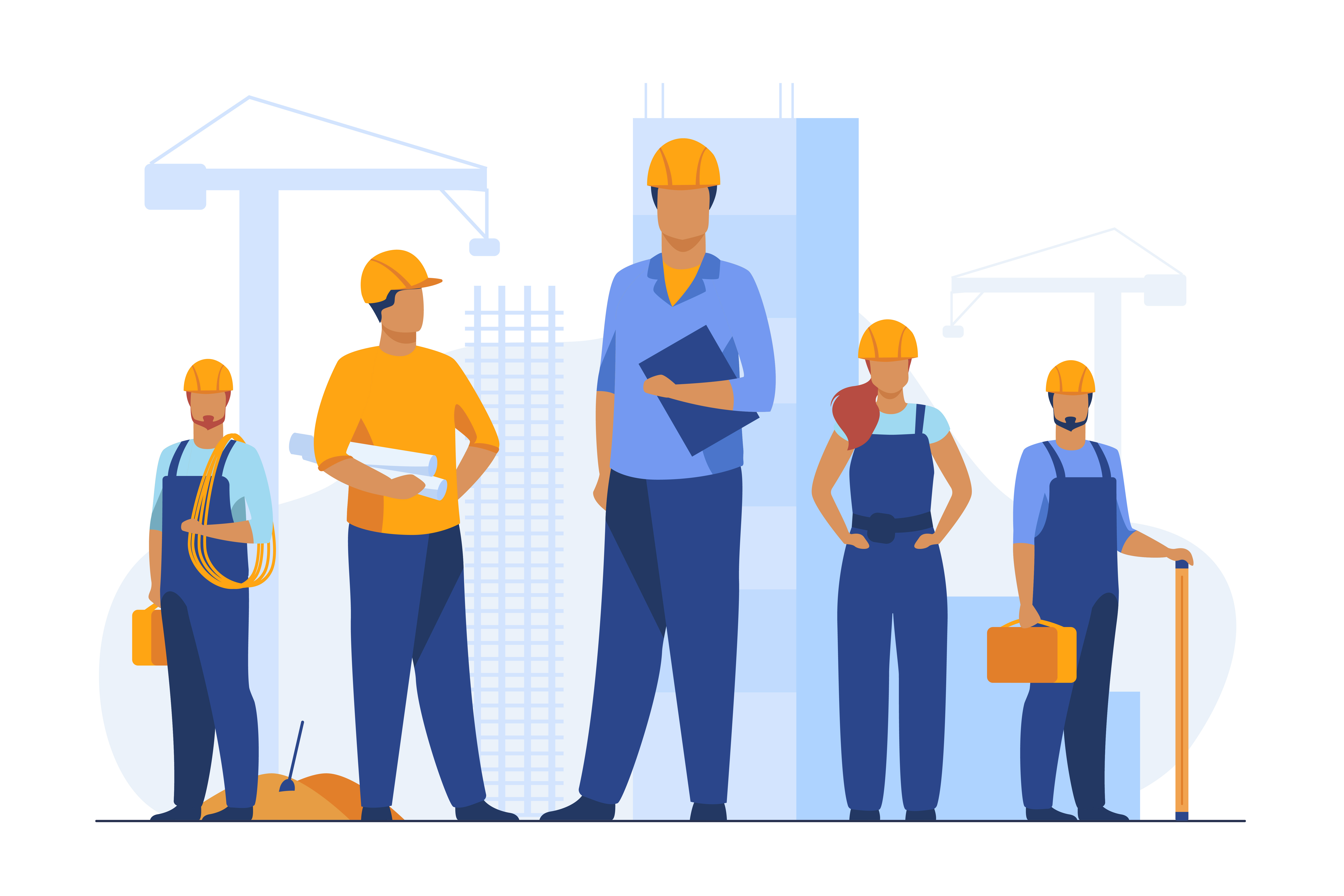 Construction team